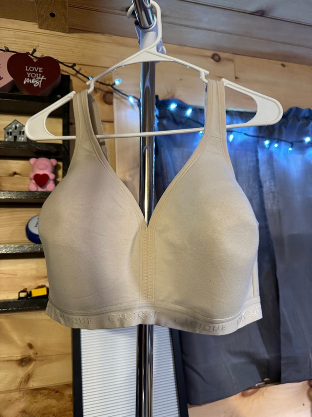 Cacique Light Beige Comfort Wireless Bra